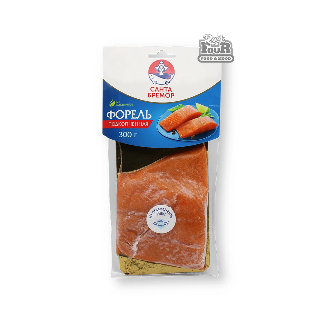 Smoked rainbow trout fillet "Santa Bremor" 300g
